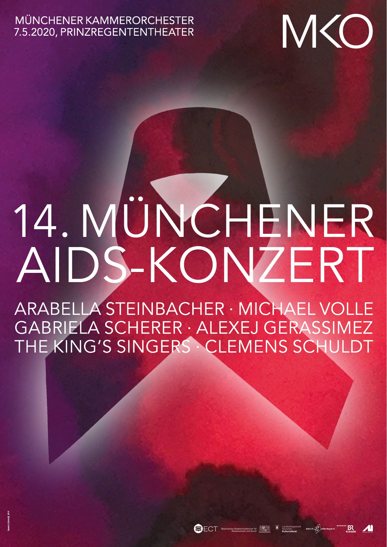 Plakat AIDS-Konzert