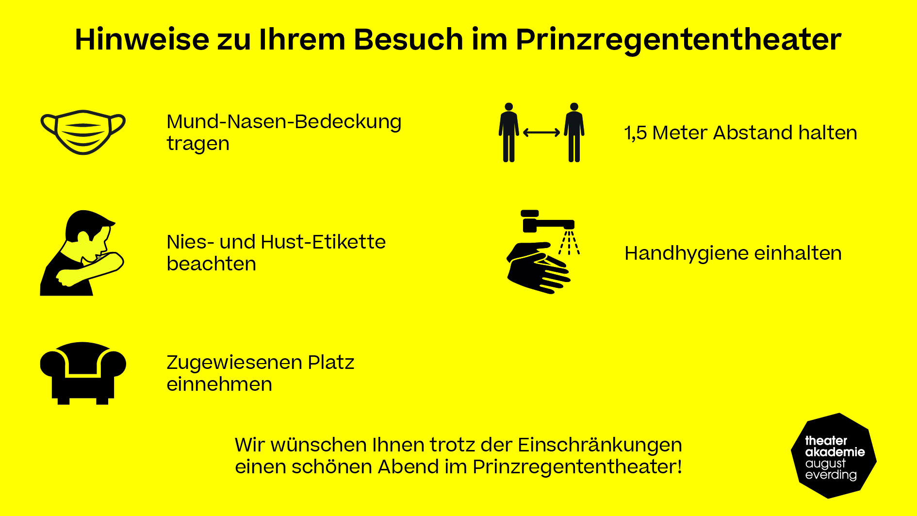Prinzregententheater_Hinweise für Ihren Besuch_Monitor Prinzregententheater_Hinweise für Ihren Besuch_Monitor
