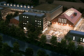 Der Gasteig HP8 bei Nacht Bild: gmp Architekten