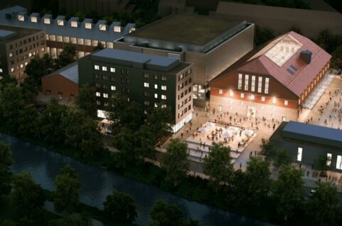 Der Gasteig HP8 bei Nacht Bild: gmp Architekten