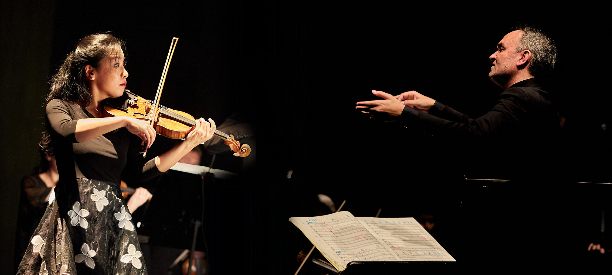 Yuki Kasai und Jörg Widmann